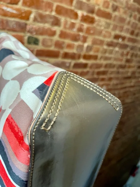 Coach Poppy Watercolor Tote - Picture 6 of 13